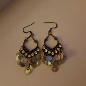 Handmade dangle earrings.